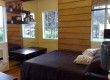 Mirrored fully furnished bedroom, makes it look bigger. This is a sample unit and can be availed through Davao pag-ibig housing.