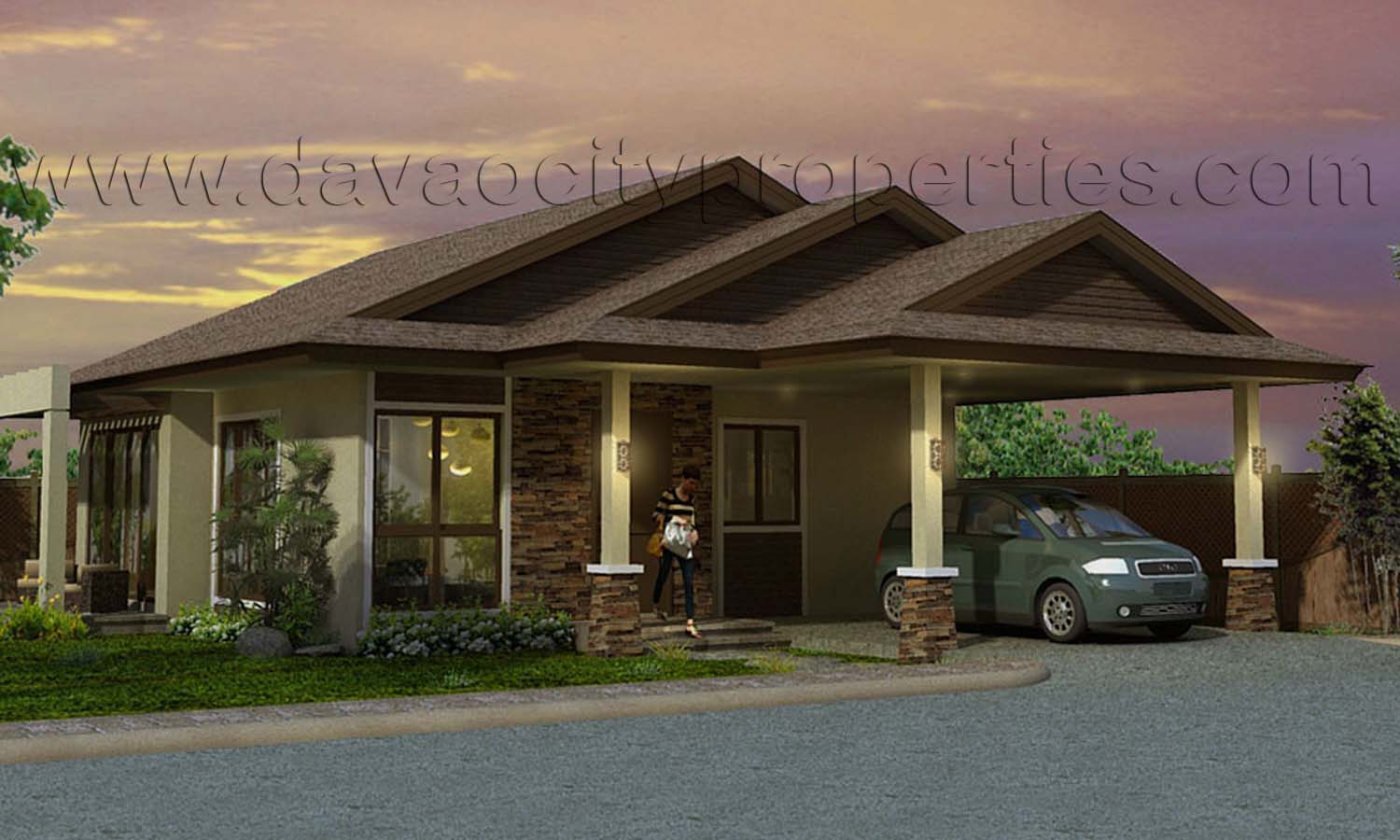 Ariza house at Amiya has 2 bedrooms and 1 bathroom. Can be thru pag-ibig housing in Davao.