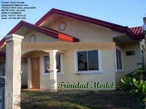 Trinidad House Trinidad is a beautifully designed Davao house for sale and for construction. Can be through Pag-ibig housing.