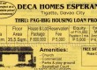 Deca Homes Esperanza Price Jan 2013